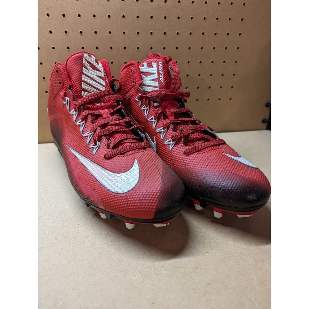 Nike Alpha Pro 2 3/4 TD Men's Size 14 Football Lacrosse Cleats Red 719927-610